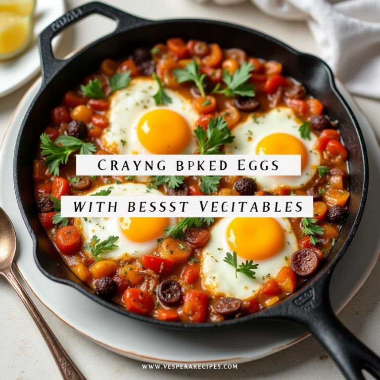 Baked Eggs with Roasted Vegetables