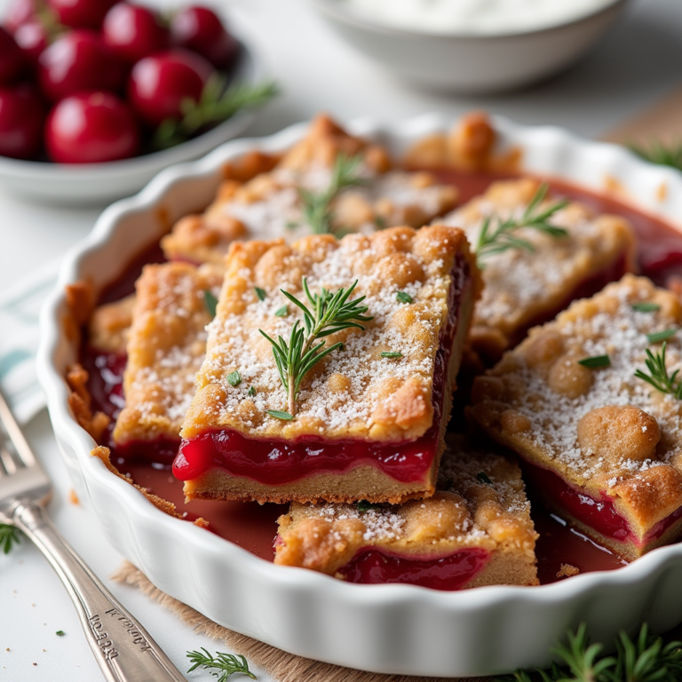 Christmas Cherry Bars