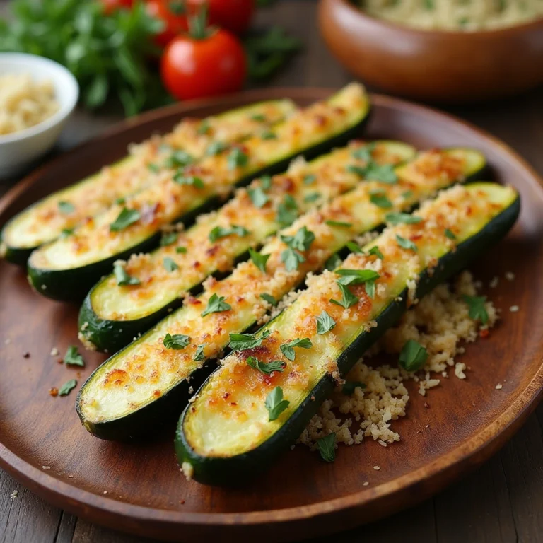 Baked Parmesan Zucchini