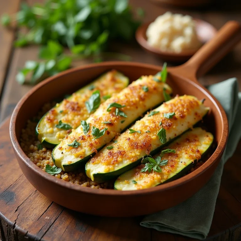 Baked Parmesan Zucchini