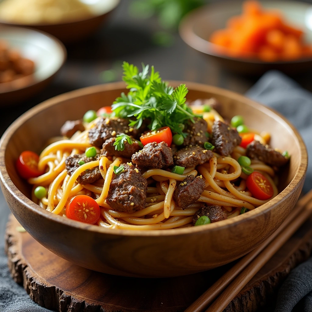 Beef Noodle Stir Fry