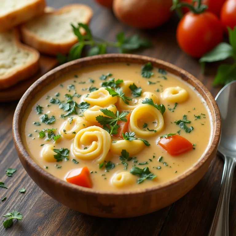 Creamy Tortellini Soup