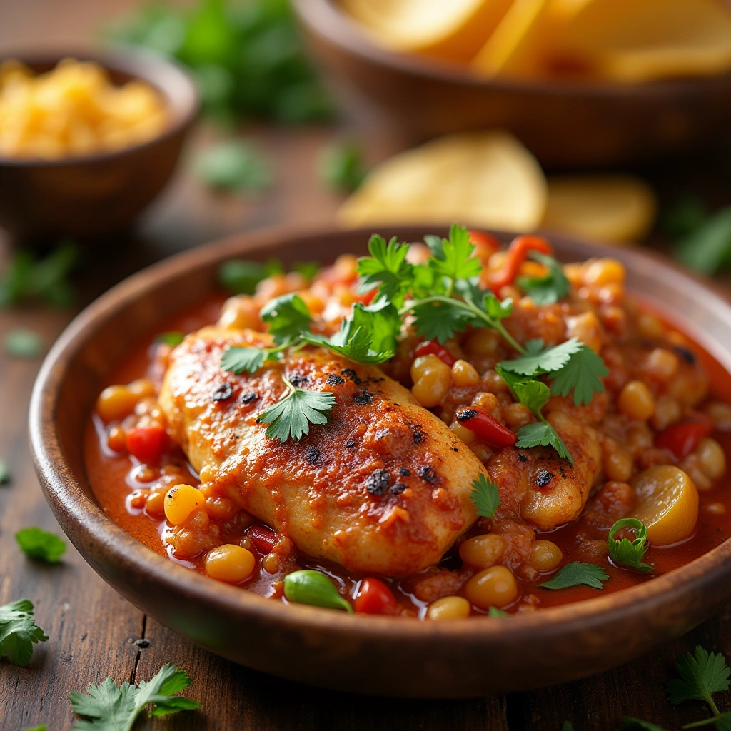 Crock Pot Fiesta Chicken