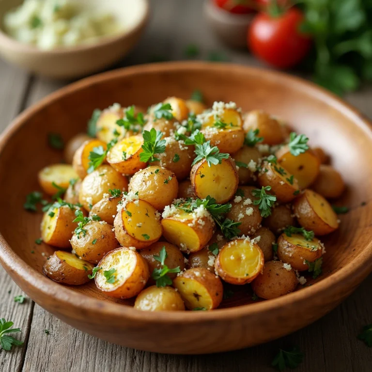 Garlic Herb Roasted Potatoes