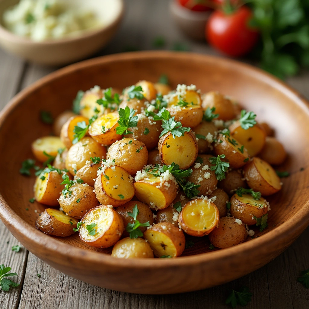 Garlic Herb Roasted Potatoes