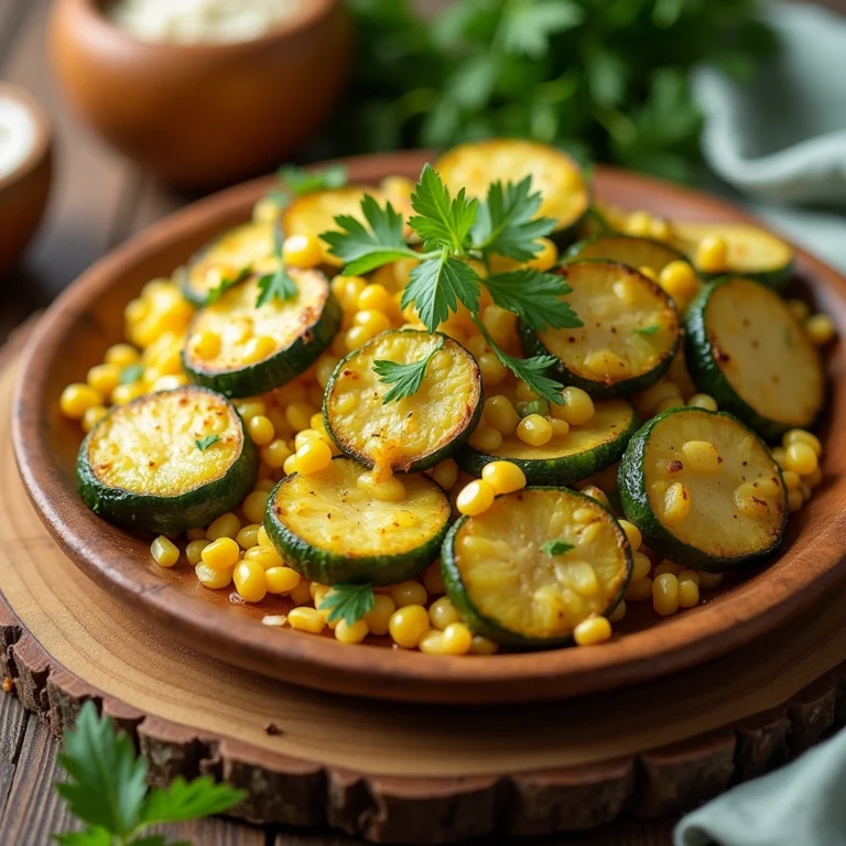 Parmesan Zucchini and Corn