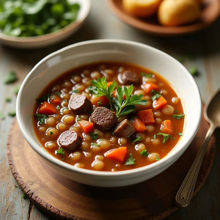 Pioneer Woman Beef Barley Soup
